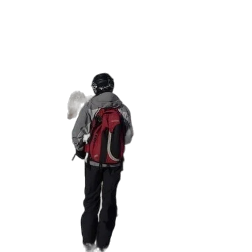 jacket, staff, hat, umbrella transparent PNG cut-out