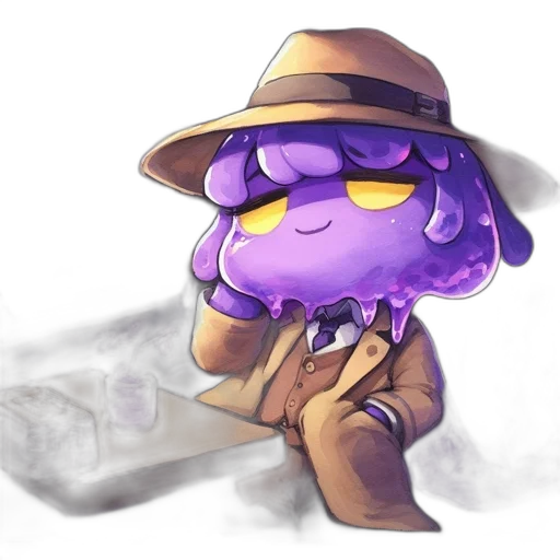 hat, staff, creature, concept art transparent PNG cut-out