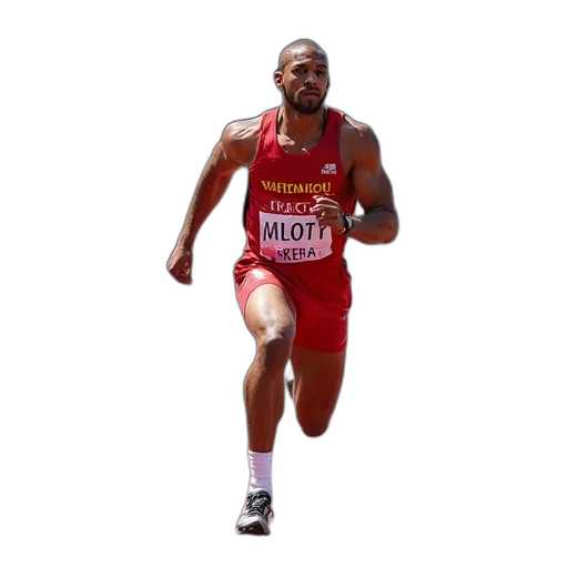 oscar, pistor, 100m, heats transparent PNG cut-out