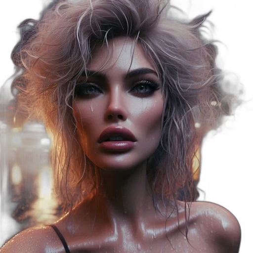 hair, face, jewelry, crown transparent PNG cut-out