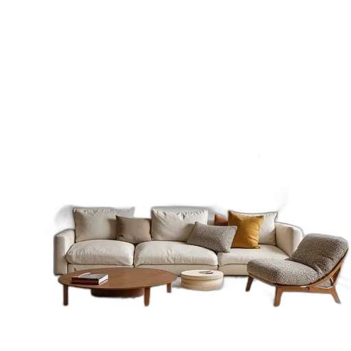 furniture, 3d render, photorealistic, concept art transparent PNG cut-out