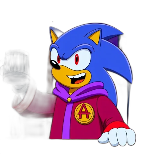 jacket, animal, staff, weapon transparent PNG cut-out