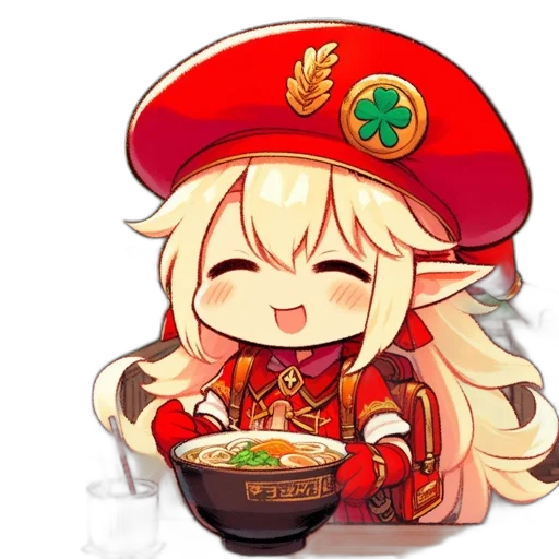 food, hat, dragon, staff transparent PNG cut-out