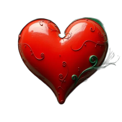 jewelry, photorealistic, 3d render, red transparent PNG cut-out