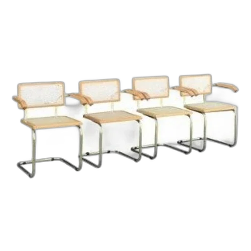 furniture, 3d render, four, modernist transparent PNG cut-out