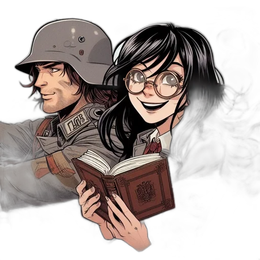 comic book art, concept art, watercolor, fantasy art transparent PNG cut-out