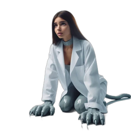 creature, robot, animal, jacket transparent PNG cut-out