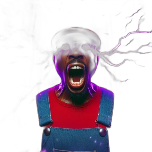 mask, face, creature, staff transparent PNG cut-out