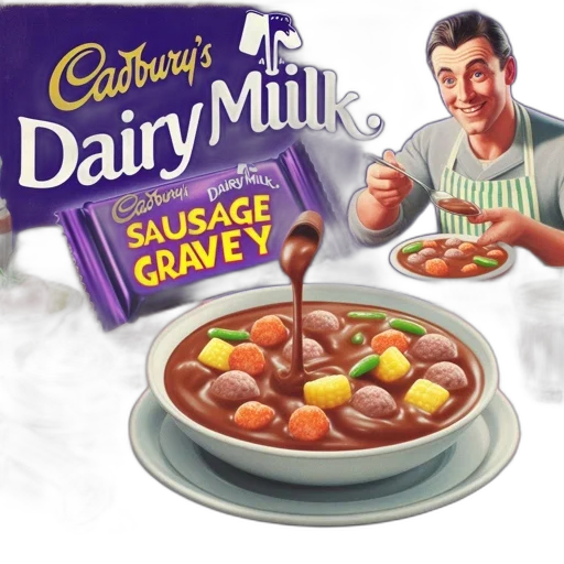 food, photorealistic, concept art, cadbury transparent PNG cut-out