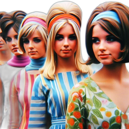 hair, dress, photorealistic, several transparent PNG cut-out