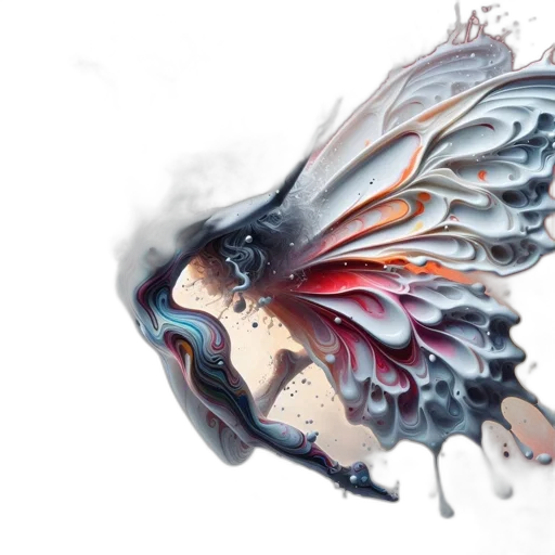 dragon, mask, creature, hair transparent PNG cut-out