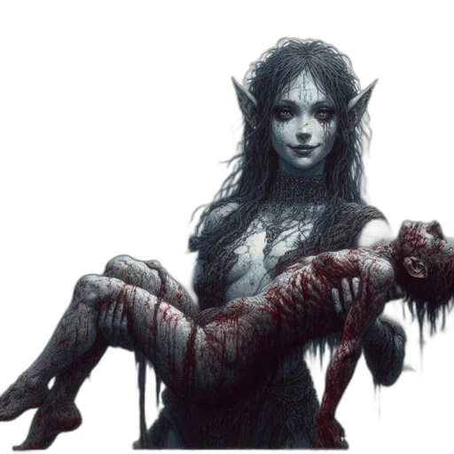 creature, fantasy art, concept art, comic book art transparent PNG cut-out