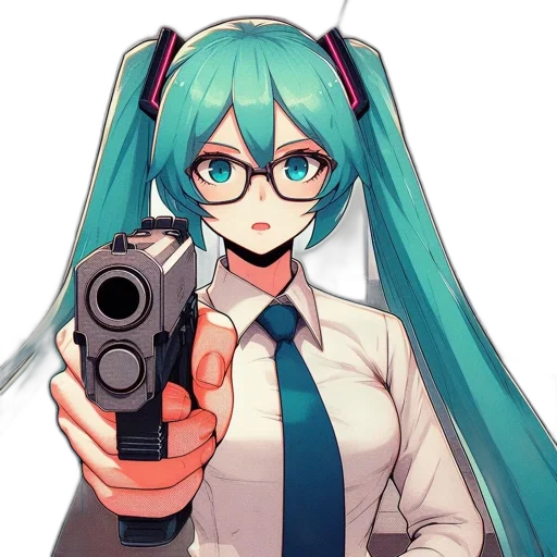 weapon, staff, animal, robot transparent PNG cut-out