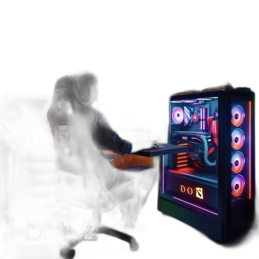 furniture, robot, cyberpunk, concept art transparent PNG cut-out