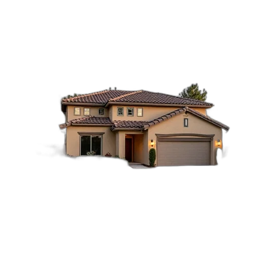 building, 3d render, photorealistic, earth tones transparent PNG cut-out