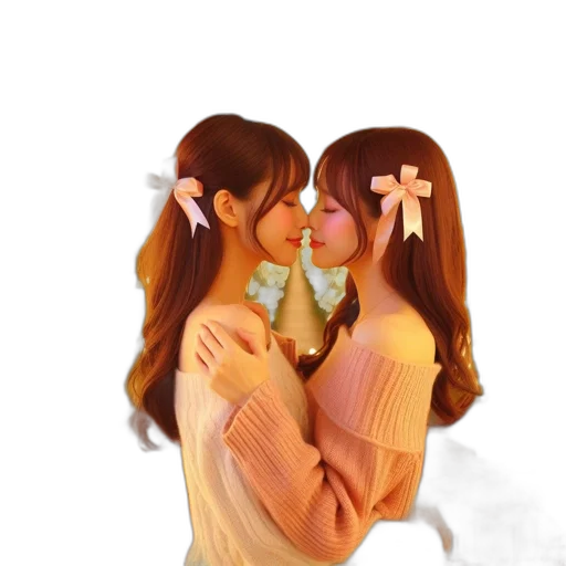 anime, watercolor, photorealistic, oil painting transparent PNG cut-out