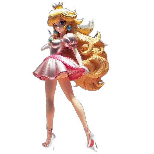 dress, 3d render, concept art, pixel art transparent PNG cut-out