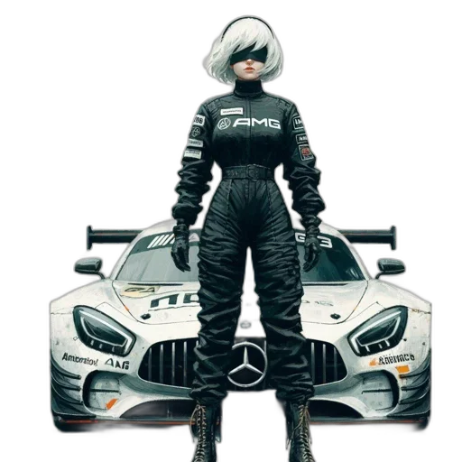 car, concept art, comic book art, fantasy art transparent PNG cut-out