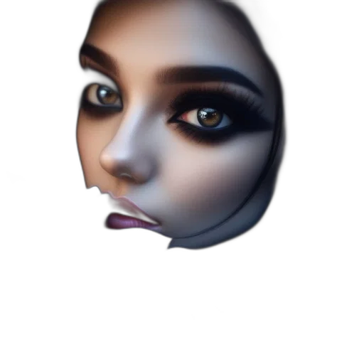 face, mask, creature, robot transparent PNG cut-out