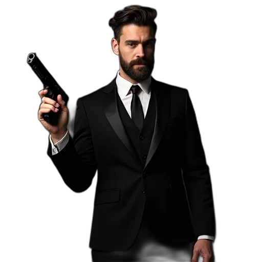 staff, jacket, weapon, umbrella transparent PNG cut-out