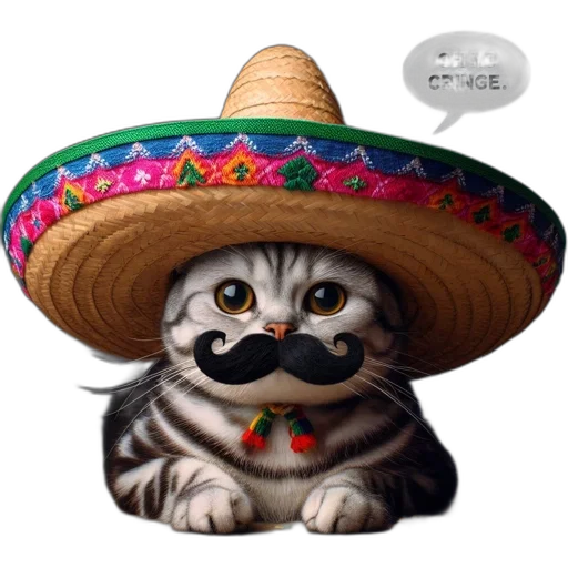 hat, animal, mask, staff transparent PNG cut-out