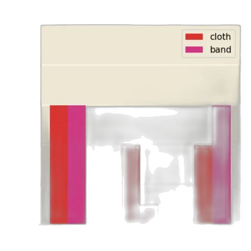 weapon, vaporwave, pastel, red transparent PNG cut-out