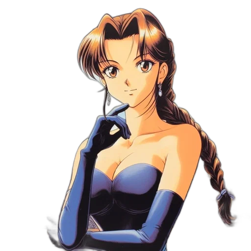 dress, anime, concept art, pixel art transparent PNG cut-out