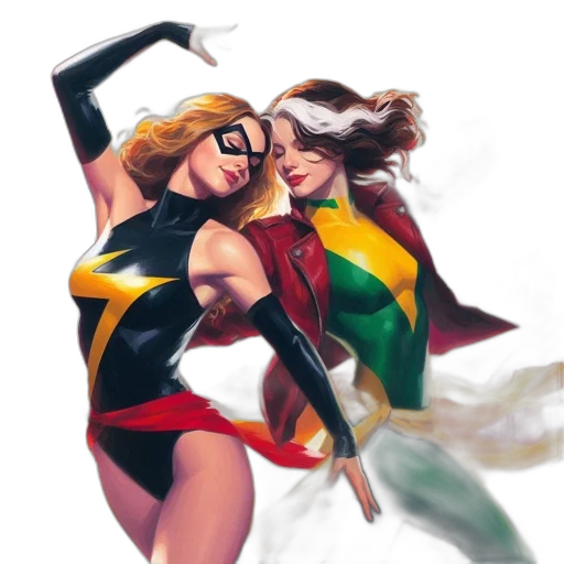 comic book art, concept art, fantasy art, watercolor transparent PNG cut-out
