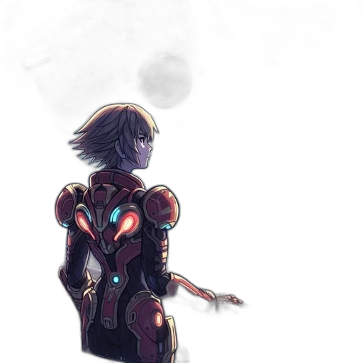 robot, weapon, jacket, sword transparent PNG cut-out