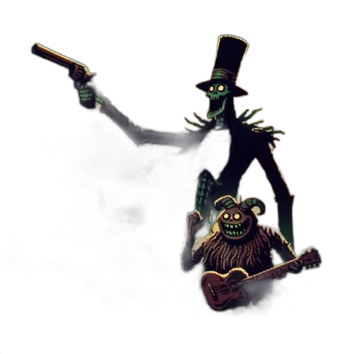staff, creature, hat, mask transparent PNG cut-out