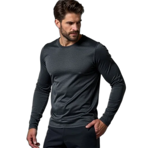 jacket, monochrome, mens, asics transparent PNG cut-out