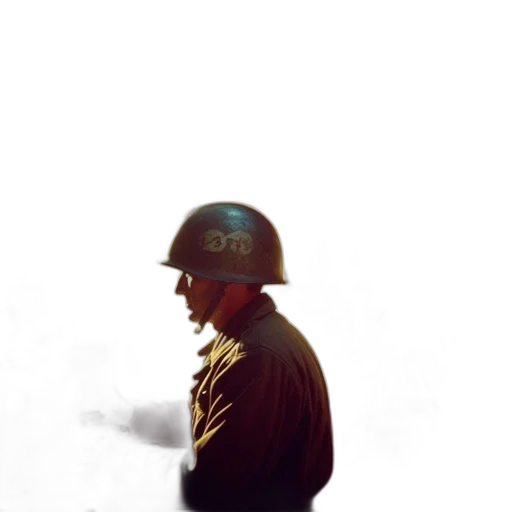 hat, jacket, staff, weapon transparent PNG cut-out