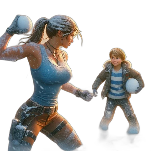 concept art, 3d render, comic book art, fantasy art transparent PNG cut-out