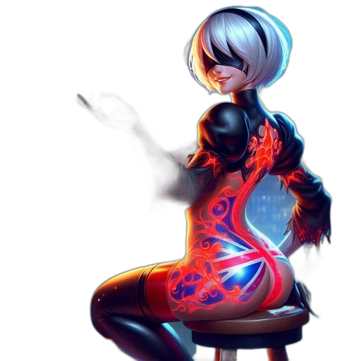 dress, robot, staff, jacket transparent PNG cut-out