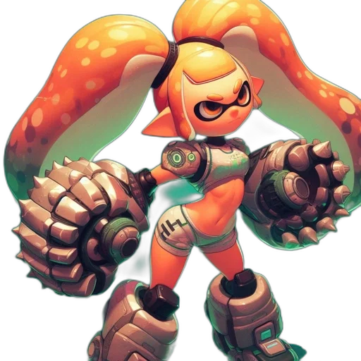 weapon, robot, staff, concept art transparent PNG cut-out