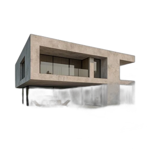 building, furniture, 3d render, concept art transparent PNG cut-out