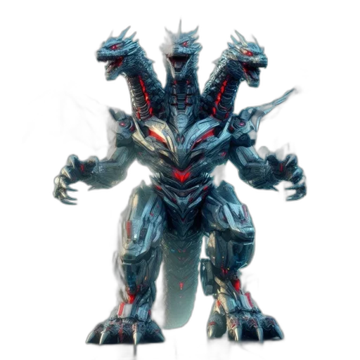 robot, dragon, creature, weapon transparent PNG cut-out