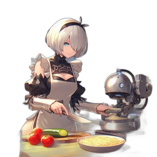 food, staff, weapon, robot transparent PNG cut-out