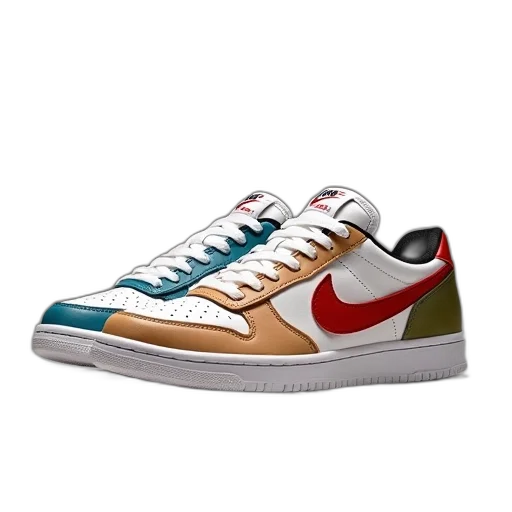 shoes, vaporwave, colorful, pastel transparent PNG cut-out