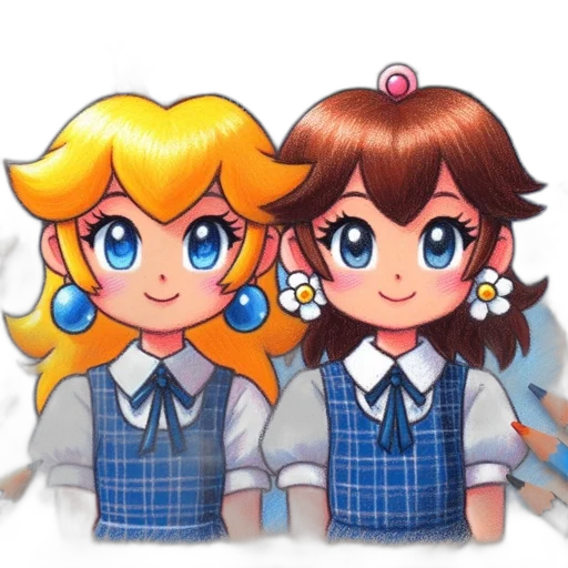 pixel art, anime, 3d render, cartoon transparent PNG cut-out