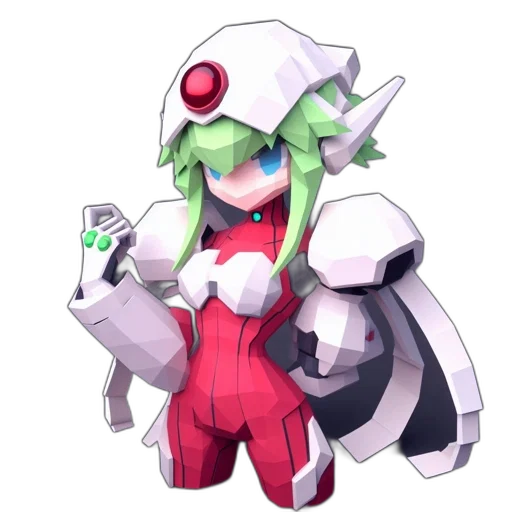 robot, staff, weapon, creature transparent PNG cut-out