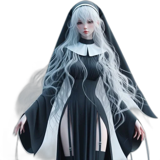 dress, 3d render, concept art, fantasy art transparent PNG cut-out