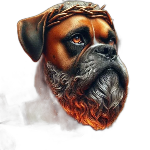 face, animal, photorealistic, fantasy art transparent PNG cut-out