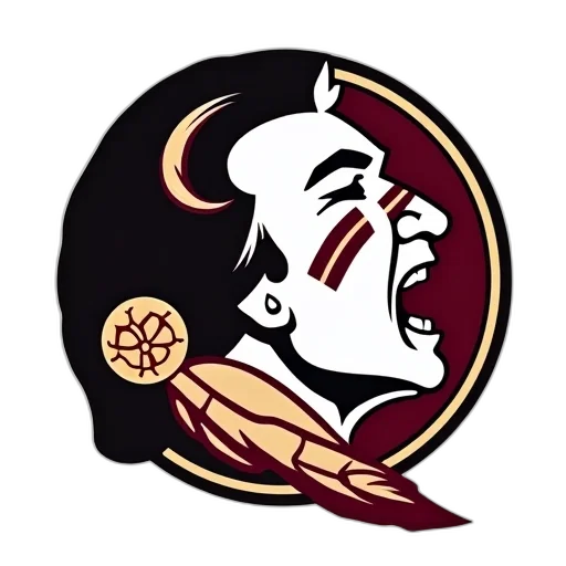 staff, crown, logo, florida transparent PNG cut-out