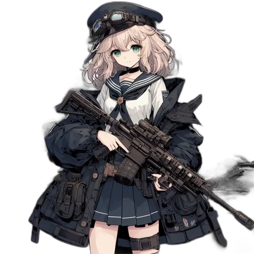 weapon, staff, jacket, animal transparent PNG cut-out