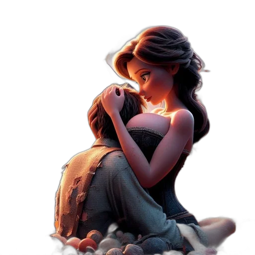 dress, crown, jewelry, concept art transparent PNG cut-out
