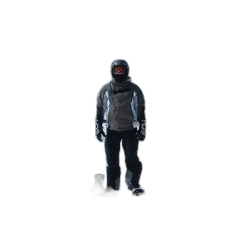 staff, robot, jacket, 3d render transparent PNG cut-out