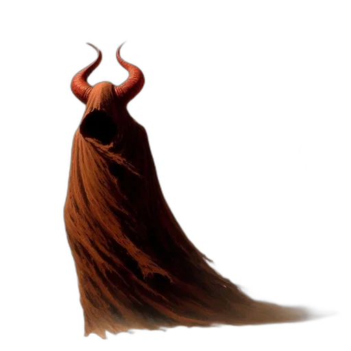 dress, hair, creature, staff transparent PNG cut-out