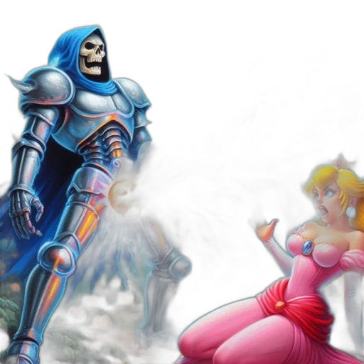 concept art, fantasy art, comic book art, 3d render transparent PNG cut-out