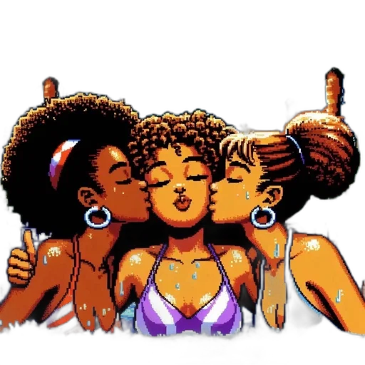 jewelry, pixel art, comic book art, cartoon transparent PNG cut-out